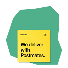 Postmates Window Cling